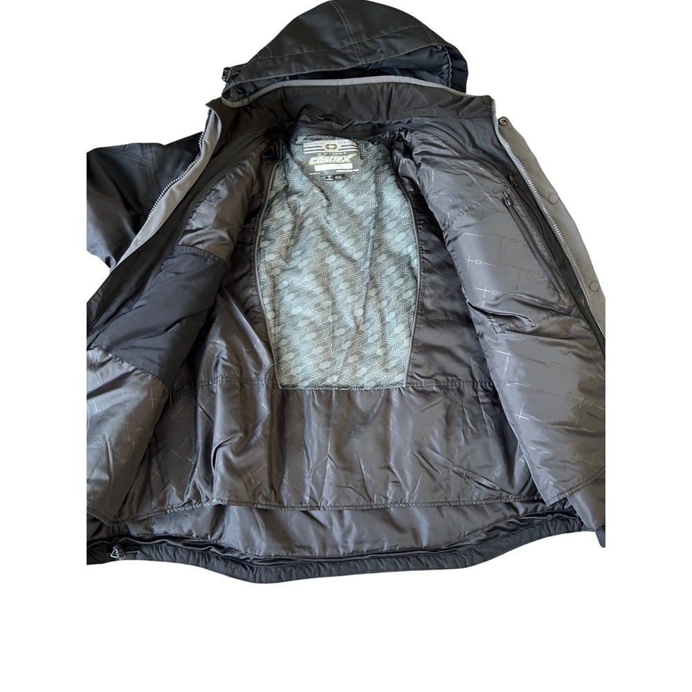 Castle X Code Jacket Mens 4XL Black Charcoal Silver 3M Thinsulate 70-3379X NEW - Picture 3 of 14